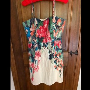 Flower Patterned Dress - Size 12